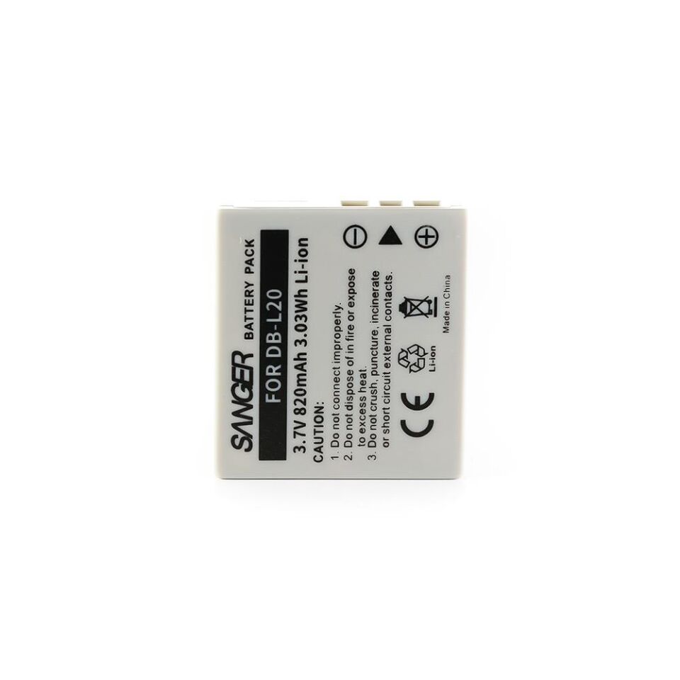 Sanger DB-L20 Sanyo Fotoğraf Makinesi Batarya