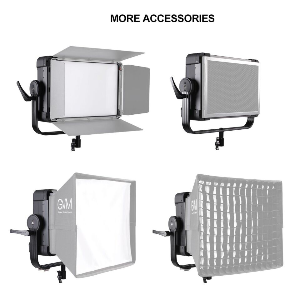 GVM YU300R 300W RGB LED Panel Işık (Hardcase)