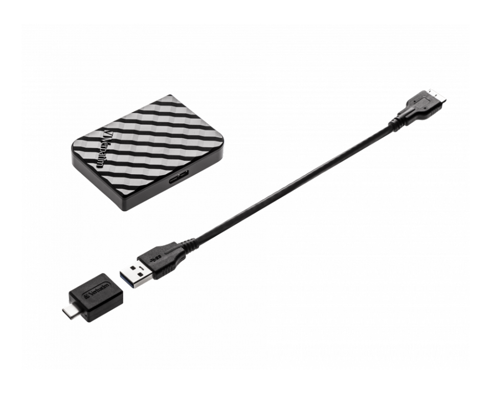 Verbatim 512 GB Taşınabilir SSD Mini Store&go Usb 3.2 - 400MB/S-500MB/S Siyah Renk-(53236)