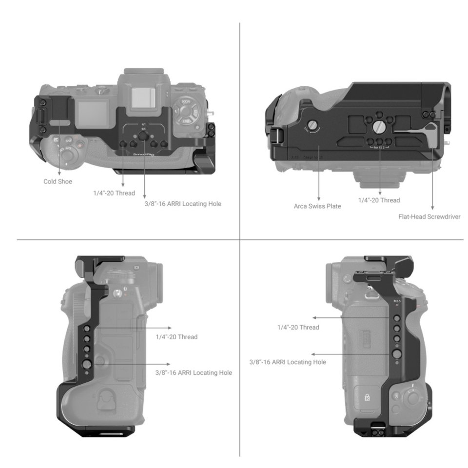 SmallRig 3195  Nikon Z 9 için Kamera Kafesi