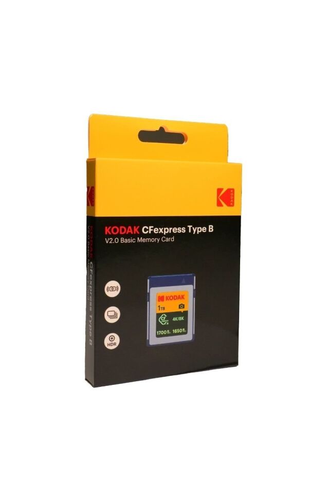 Kodak 1TB CF Express Type B 2.0 Hafıza Kartı (1700MB/s - 1650MB/s)