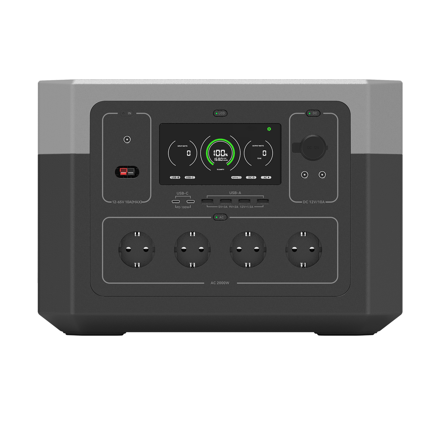 PATONA 9983 Platinum Powerstation Autarc 2000W PD100W USB5V/3A DC12V/10A