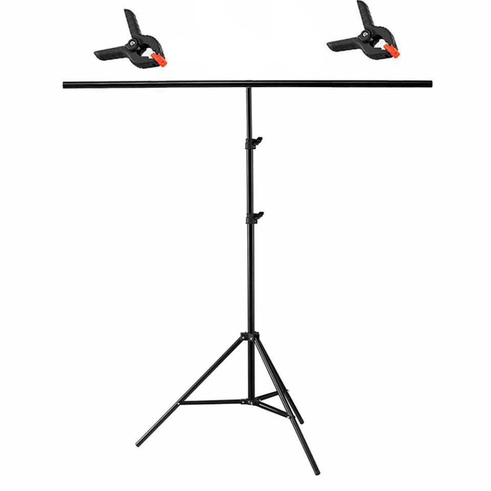 GDX Seyyar PVC Fon Perde Siyah - Black 120cm x 200cm