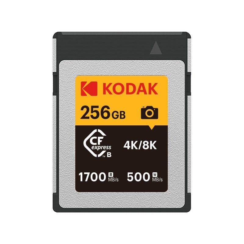 Kodak 256GB CF Express Type B 2.0 Hafıza Kartı (1700MB/s - 500MB/s)