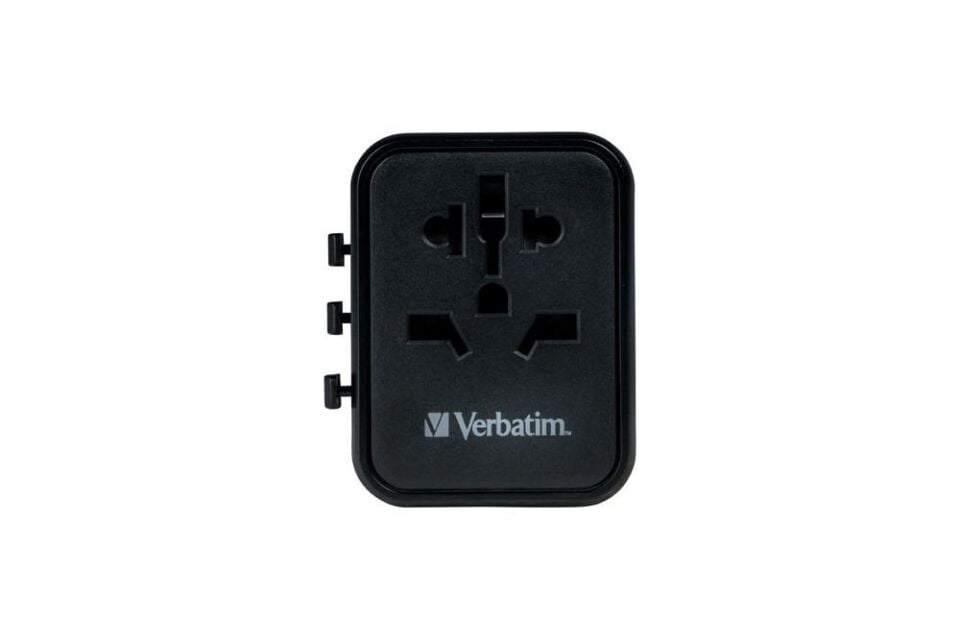 Verbatim Evrensel Seyahat Şarj Adaptörü  UTA-02 20W 1 x Usb-A 1x  Usb-C-(49544)