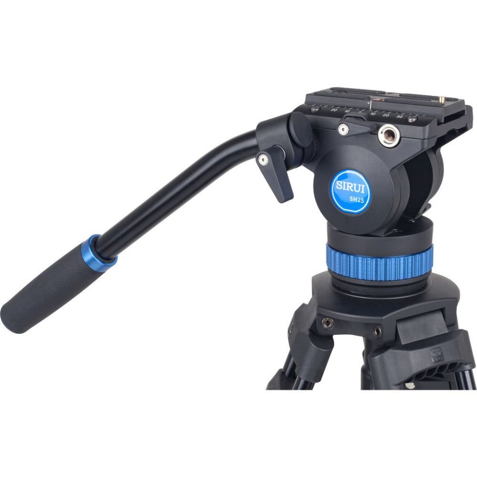 Sirui SH25 Akışkan Kafalı Alüminyum Video Tripod
