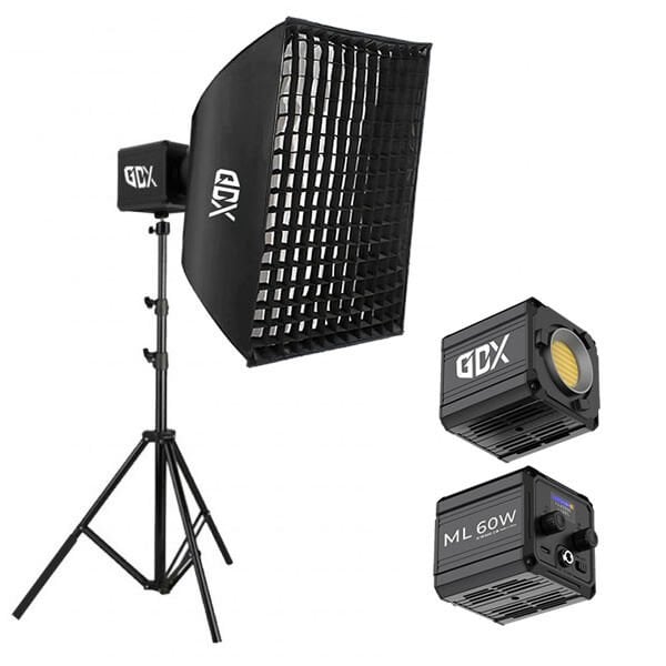 Gdx ML60 Bicolor 60x90 Gridli SoftBox Video ve Ürün Çekim Tekli Işık Seti