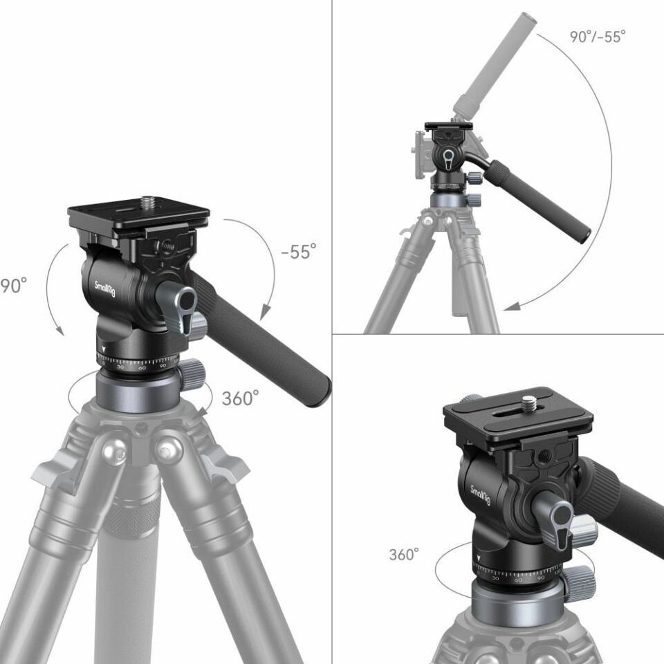 SmallRig 4170B CH20 Tesviye Tabanlı Video Kafası