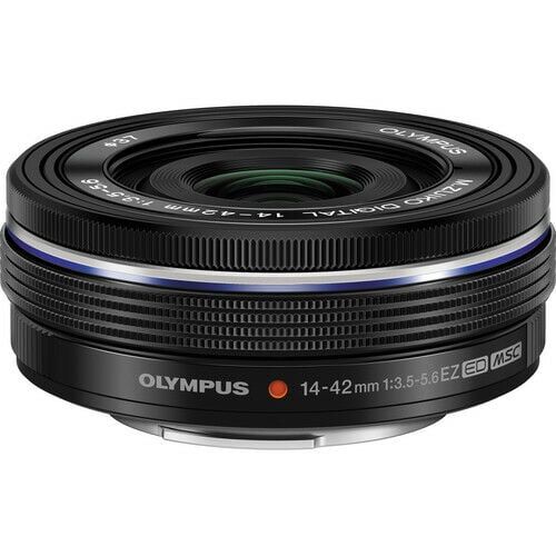 OM System 14-42mm Elektronik Zoom Pancake Siyah Objektif