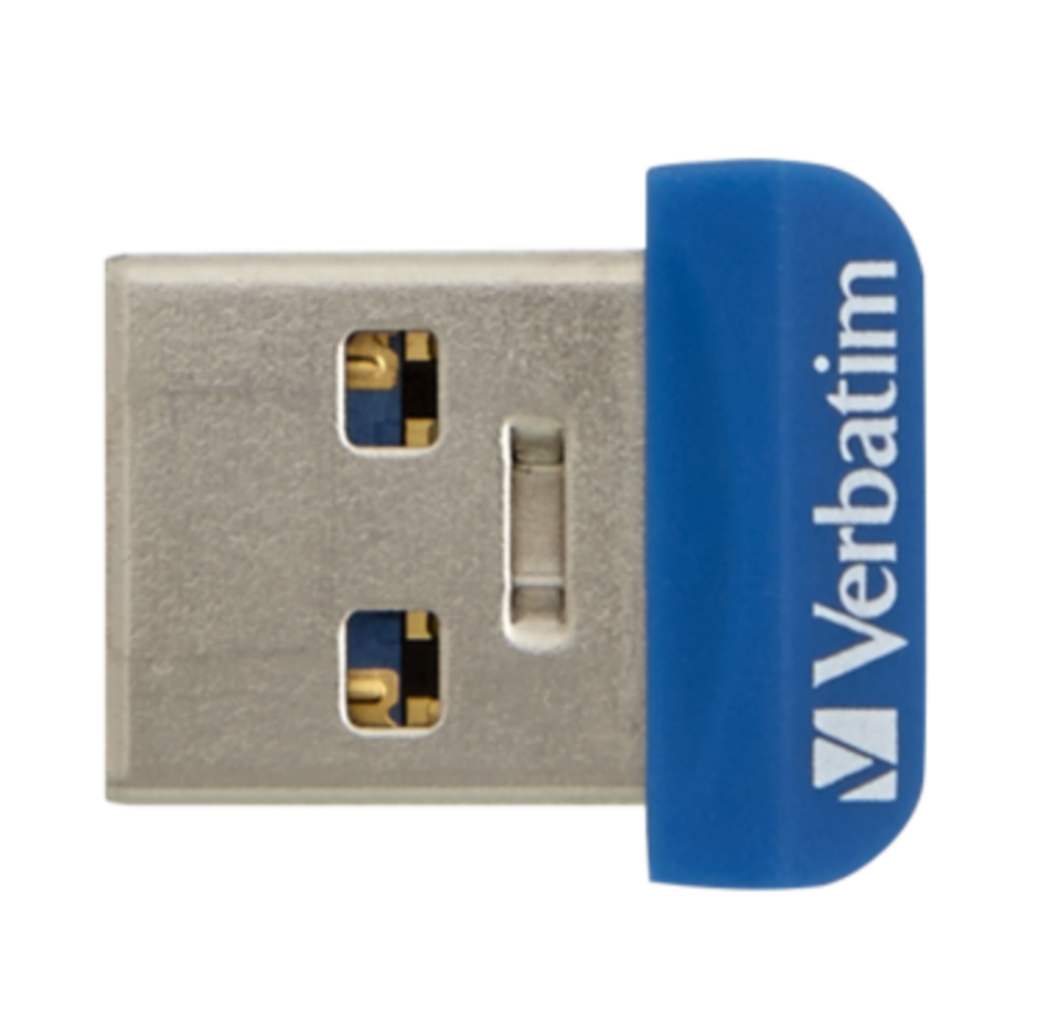 Verbatim 64 GB Store&Stay Usb-A 3.2 Nano Flash Bellek Mavi Renk-(98711)