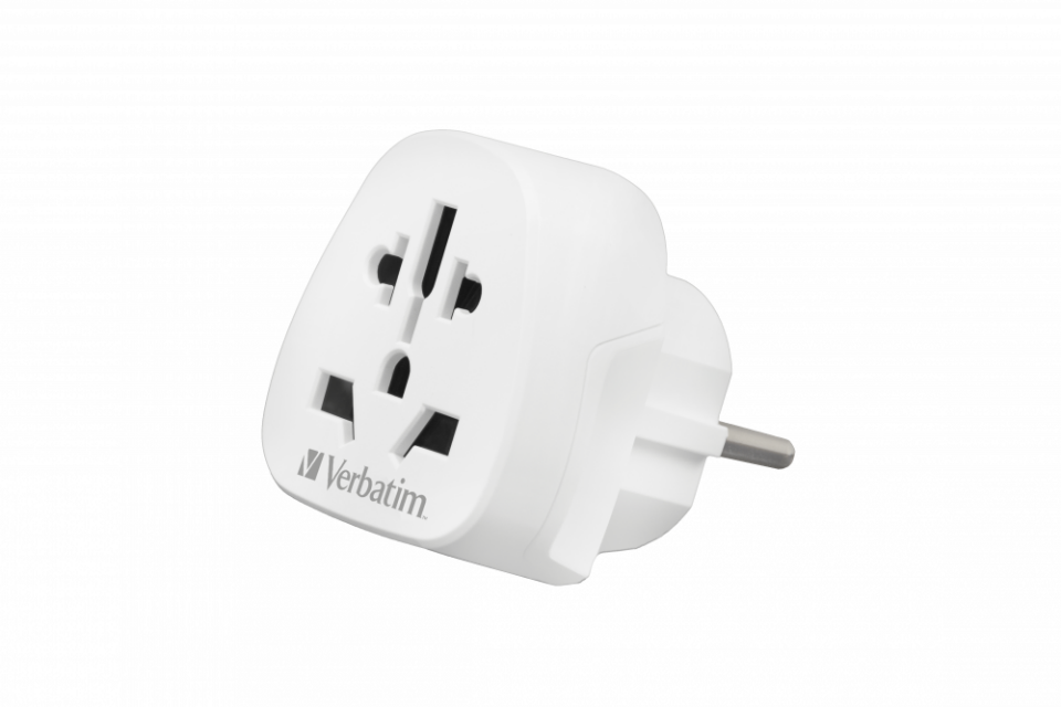 Verbatim Evrensel Fiş Dönüştürücü Tüm dünya prizlerini Türkiye Uyumlu Hale Getirir-(49549)