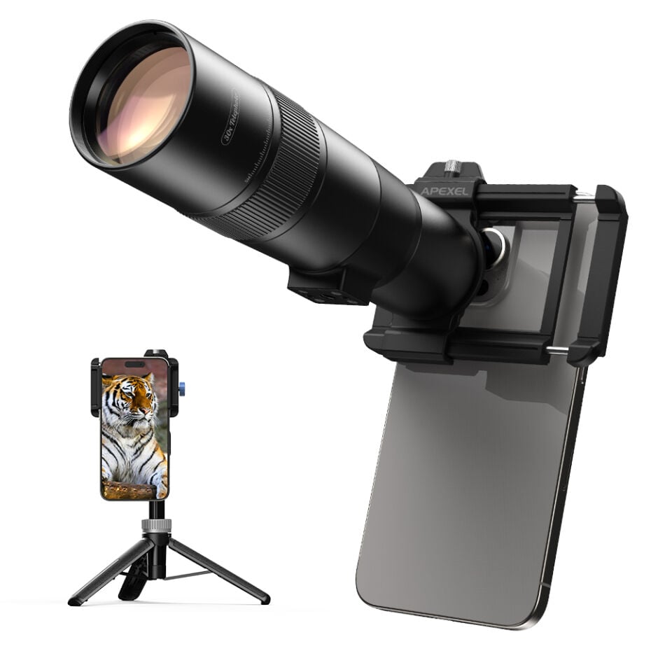 Apexel TeleCular 30X Telefoto Lens