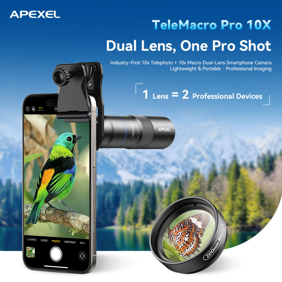 Apexel TeleMacro Pro 10X