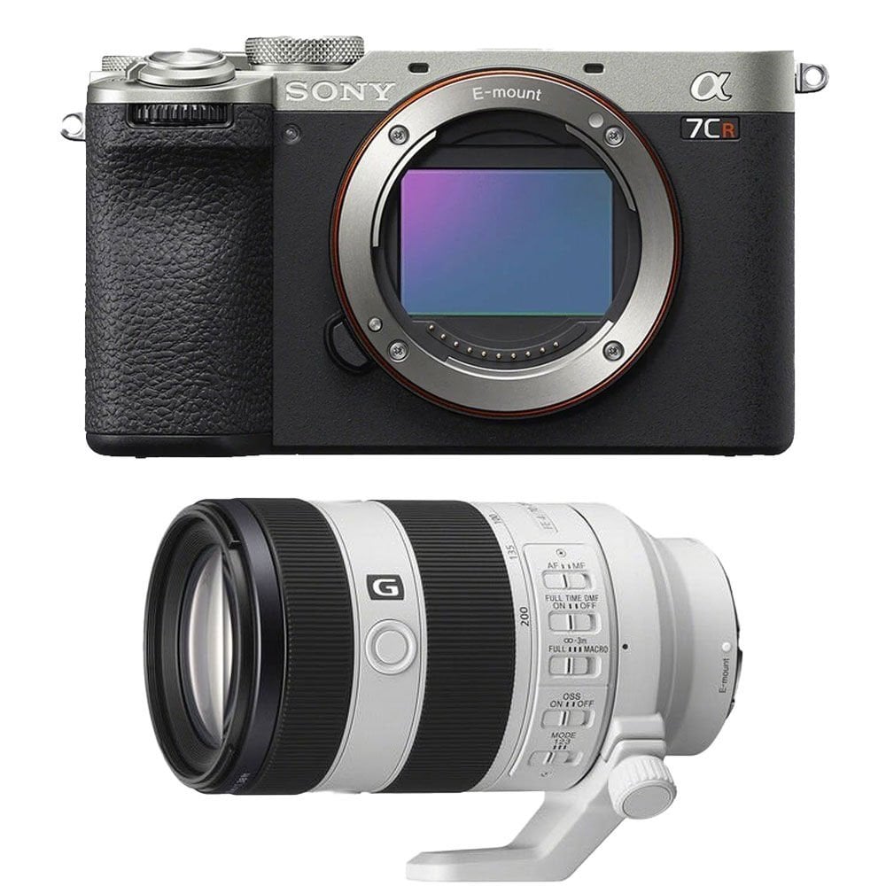 Sony A7CR 70-200mm f/4 Macro G OSS II Lens Kit (Gümüş)