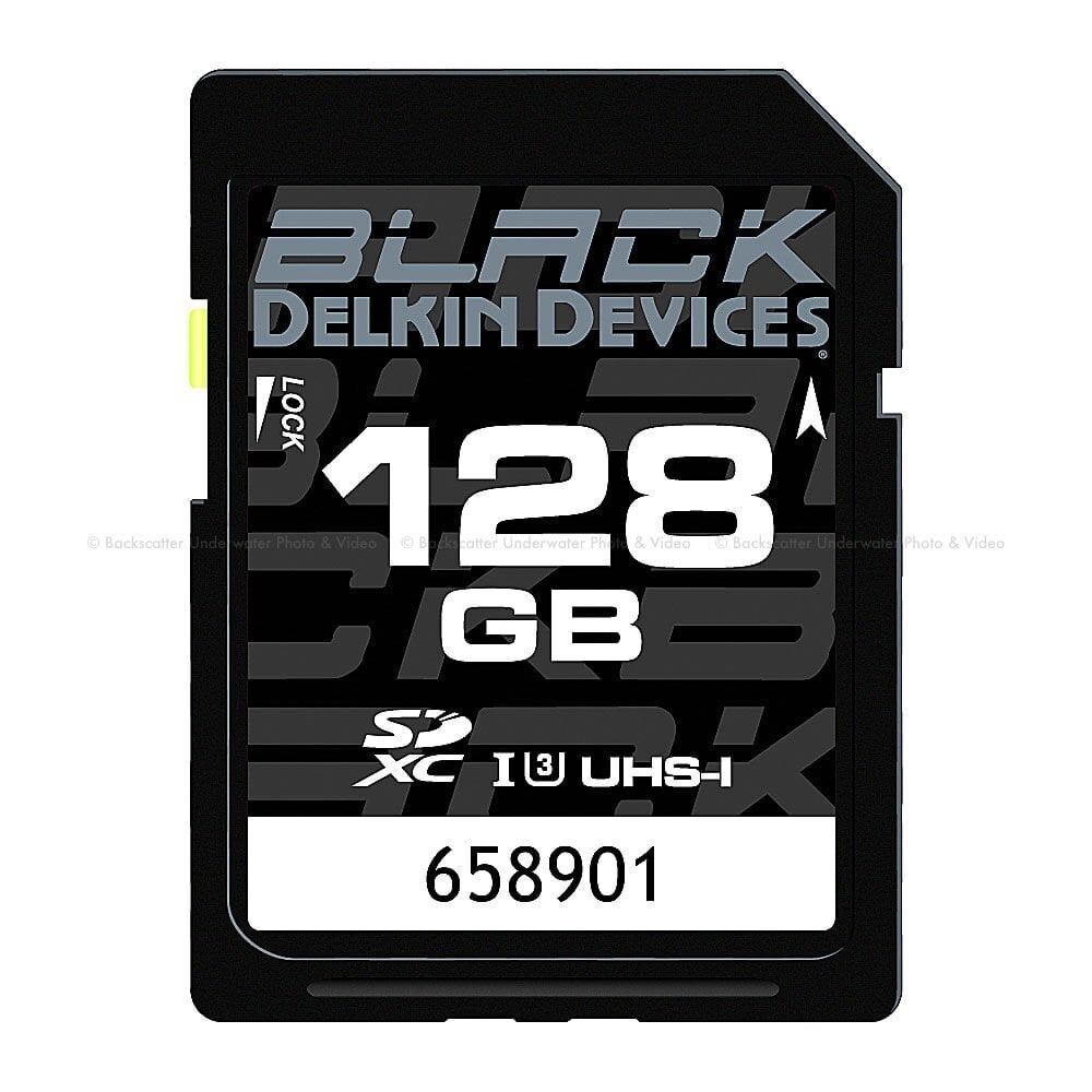 Delkin Black 128GB SD UHS-I V30 Hafıza Kartı