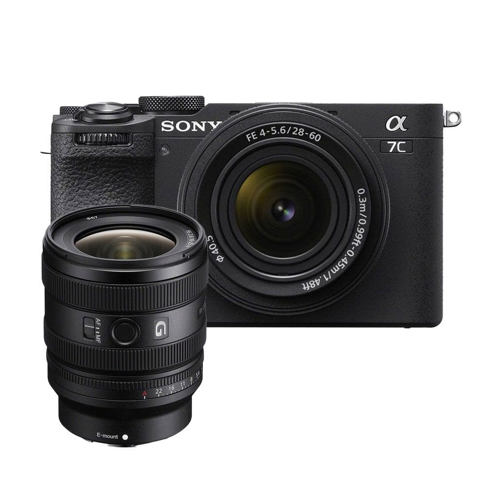 Sony A7C II 28-60mm + 16-25mm f/2.8 G Lens Kit (Siyah)