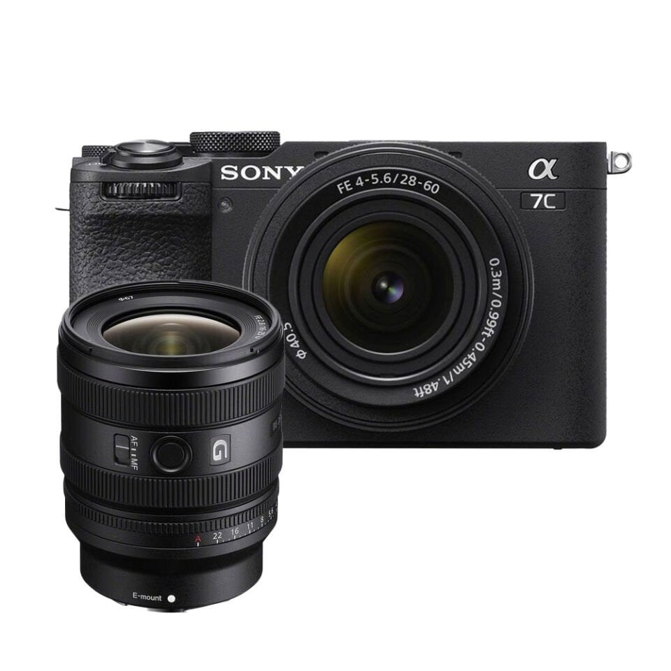 Sony A7C II 28-60mm + 16-25mm f/2.8 G Lens Kit (Siyah)