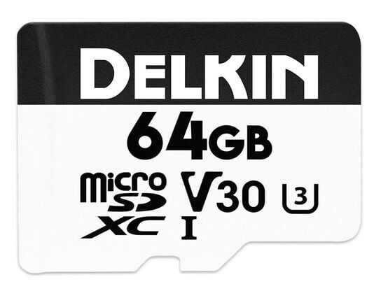 Delkin Hyperspeed 64GB Micro SD V30 Hafıza Kartı