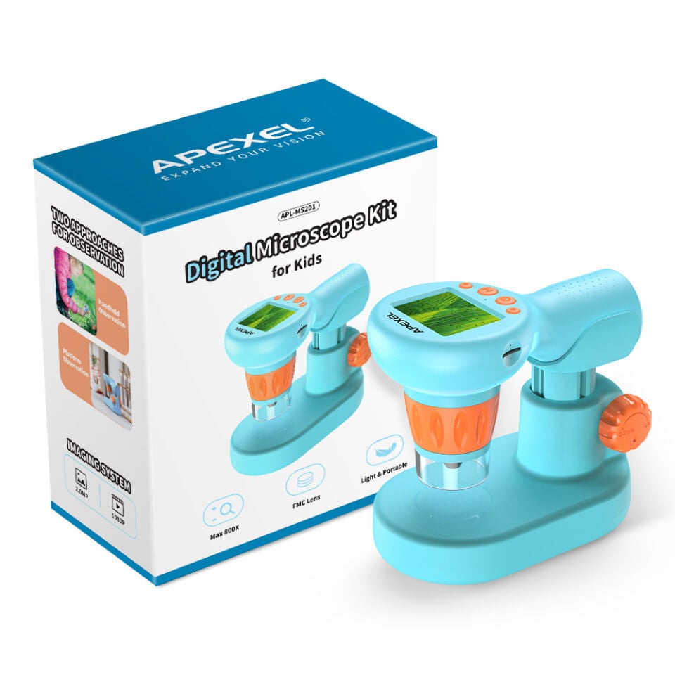 Apexel Çocuk Mikroskop Kiti