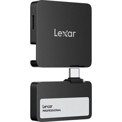 Lexar 2TB Professional Go USB 3.2 Gen 2 Taşınabilir SSD Hub'lı