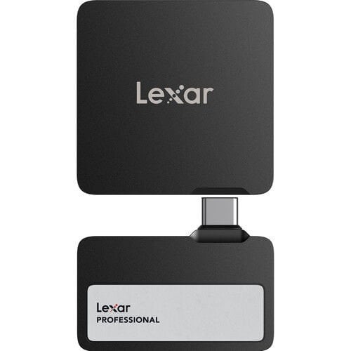 Lexar 2TB Professional Go USB 3.2 Gen 2 Taşınabilir SSD Hub'lı