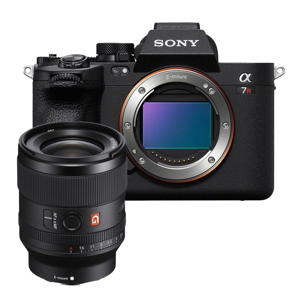 Sony a7R V 35mm f/1.4 GM Full Frame Lens Kit