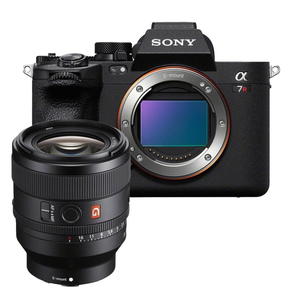 Sony a7R V 50mm f/1.4 GM Full Frame Lens Kit