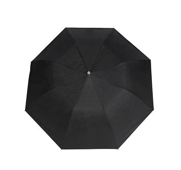Syyd 130cm Derin Siyah/Gümüş Şemsiye