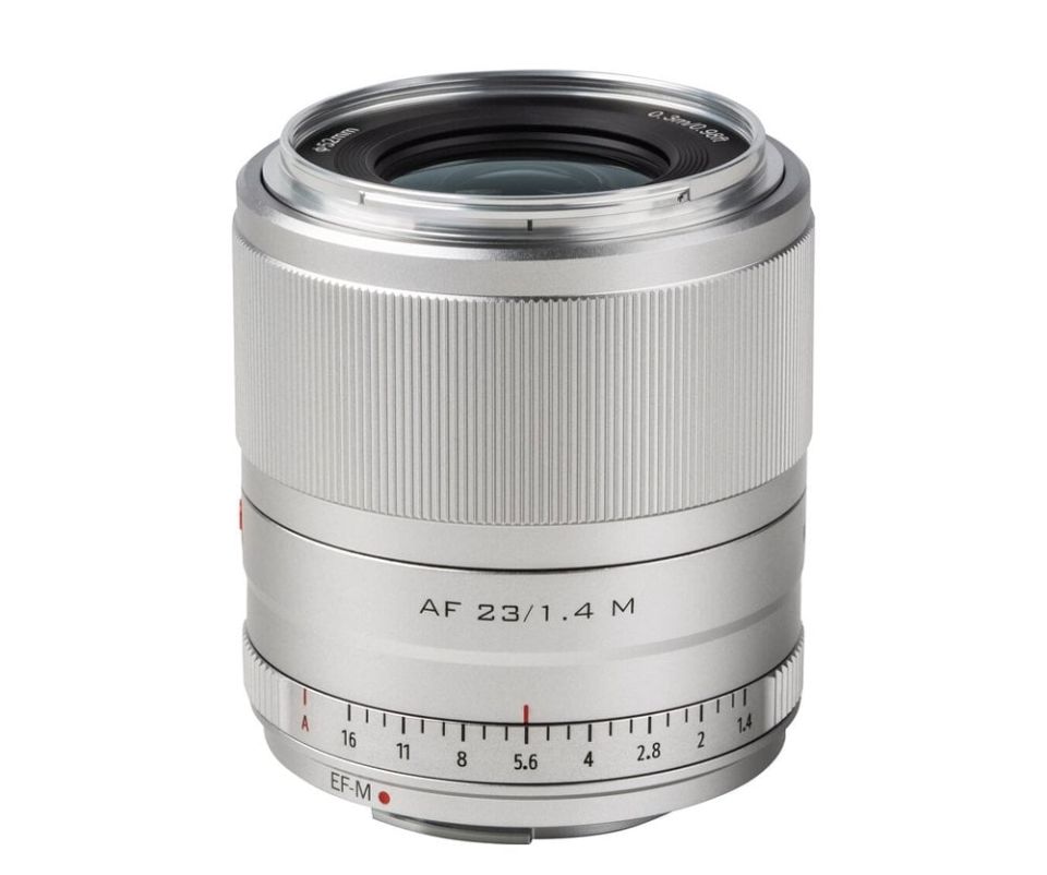 VILTROX AF 23MM F1.4 M SİLVER LENS -CANON EF-M-MOUNT