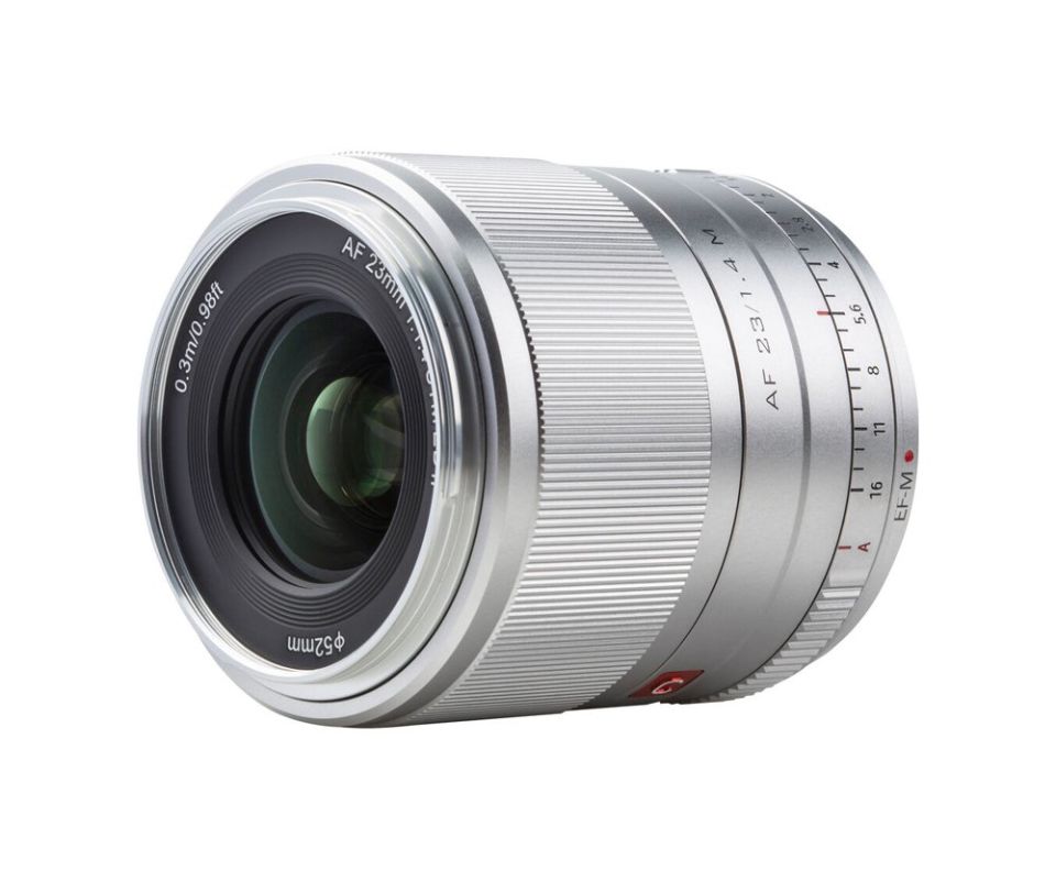 VILTROX AF 23MM F1.4 M SİLVER LENS -CANON EF-M-MOUNT