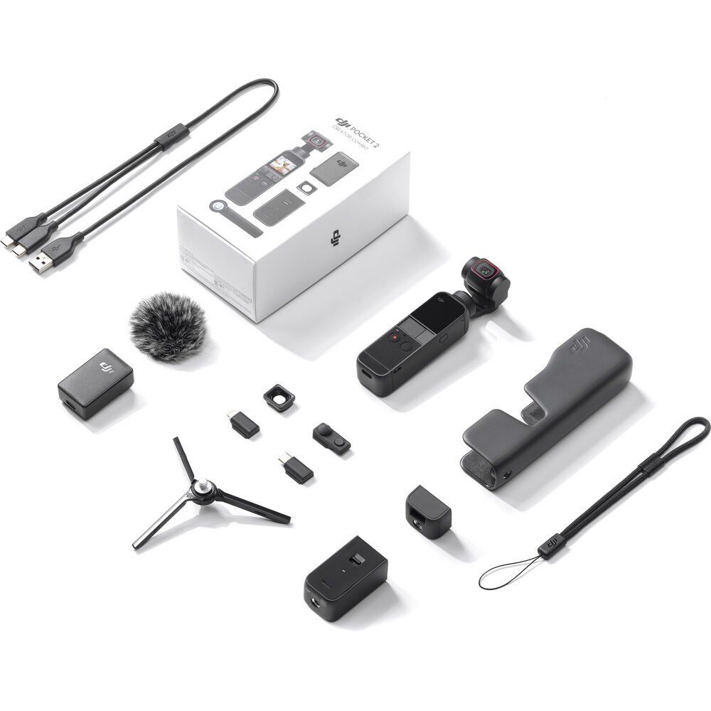 Dji Pocket 2 Gimbal Kamera Creator Combo Set 4K 60fps | Ak Elektronik