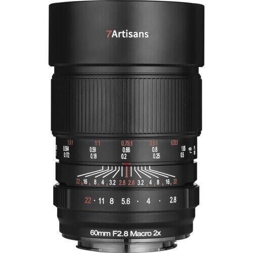 7Artisans 60mm F2.8 Macro 2x Sony (E Mount) MF Full Frame Lens