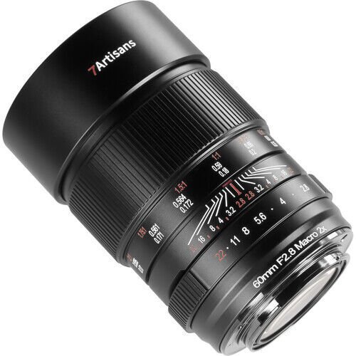 7Artisans 60mm F2.8 Macro 2x Sony (E Mount) MF Full Frame Lens