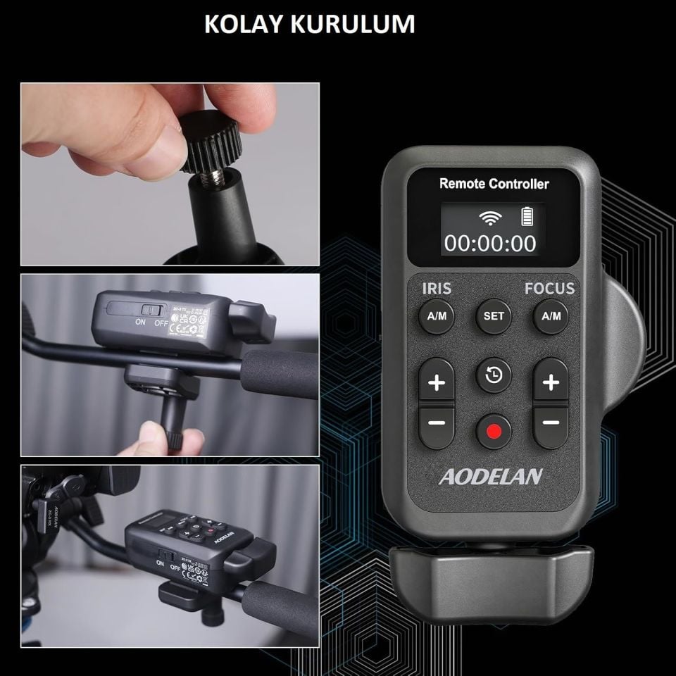 OEM MARKA ZC-3 Kablosuz Uzaktan Kumanda Sony ve Canon Kameralar için