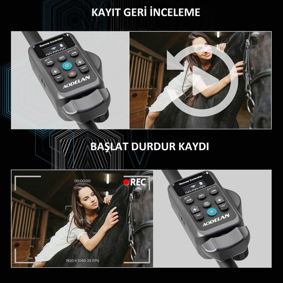 OEM MARKA ZC-3 Kablosuz Uzaktan Kumanda Sony ve Canon Kameralar için