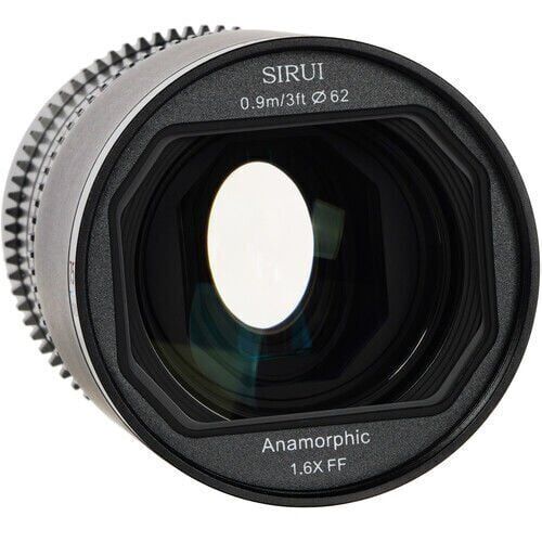 Sirui Saturn 75mm T2.9 1.6x Full-Frame Karbon Fiber Anamorfik Lens (E Mount, Mavi Flare)