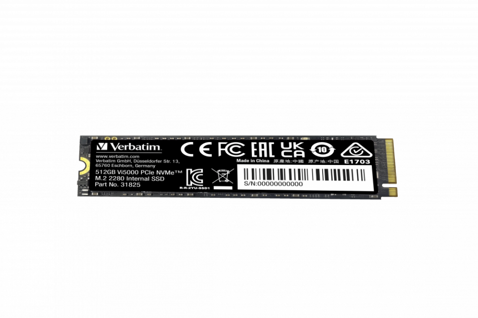 Verbatim 512 GB Dahili M.2 SSD VI5000 PCIE4 4500MB/S - 5000MB/S-(31825)