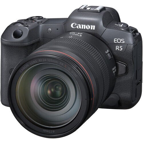 Canon EOS R5 24-105mm F4L Lens Aynasız Fotoğraf Makinesi