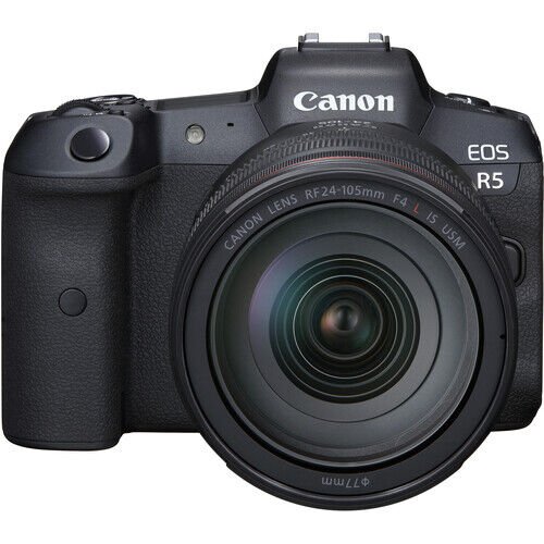 Canon EOS R5 24-105mm F4L Lens Aynasız Fotoğraf Makinesi