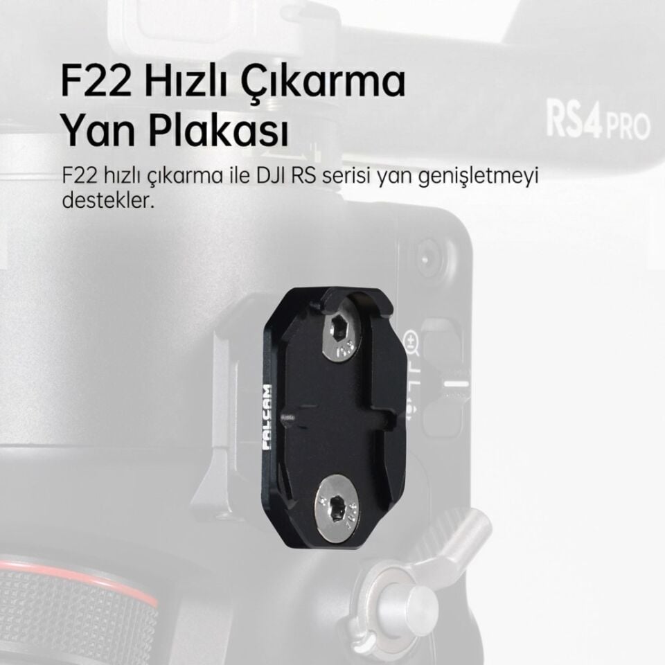 FALCAM F22 Quick Release Ronin Stabilizer Side Panel Yan Bağlantı Plakası - 2569B