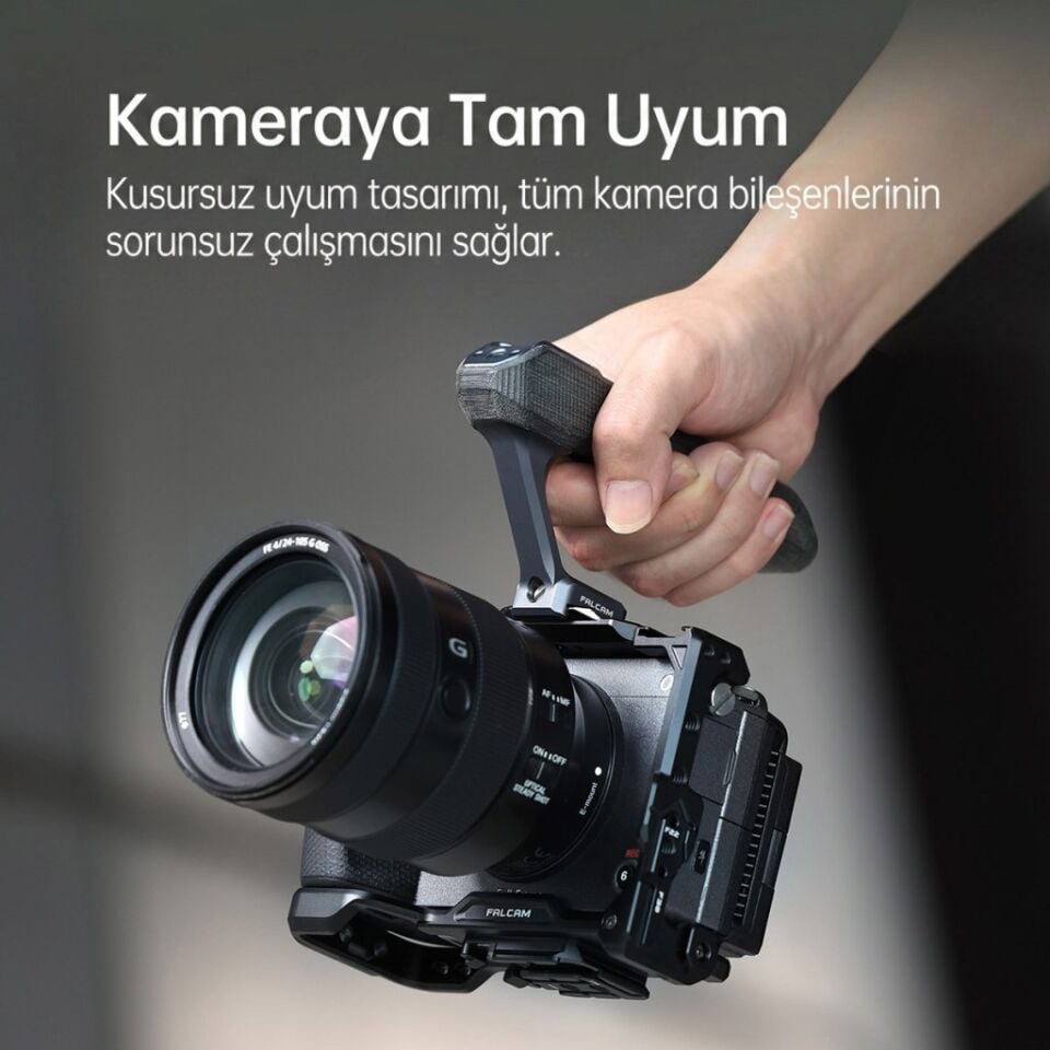FALCAM F22 F38 F50 Quick Release V3 FX3 FX30 Uyumlu Modüler Kamera Kafesi Siyah - C00B2823B