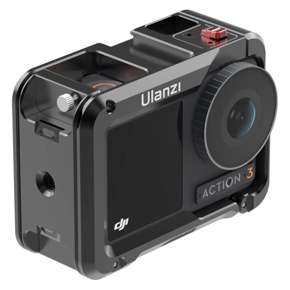 Ulanzi OA-14 Osmo Action 3 4 ve 5 Pro Uyumlu Metal Aksiyon Kamera Kafesi - 3204A