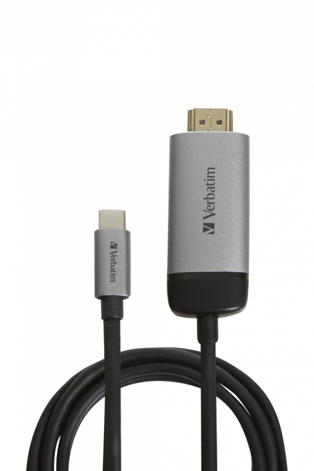 VERBATIM 49144 - USB-C TO HDMI ADAPTER - USB 3.1 GEN 1 / HDMI 1.5M CABLE