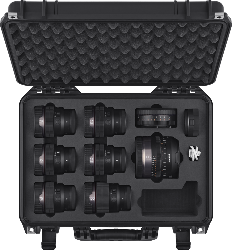 Samyang V-AF Full Cine AF Lens Kiti (6 Lens + 2 Adaptör)