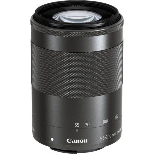 Canon EF-M 55-200mm f/4.5-6.3 IS STM Lens (Siyah)(Kutusuz)