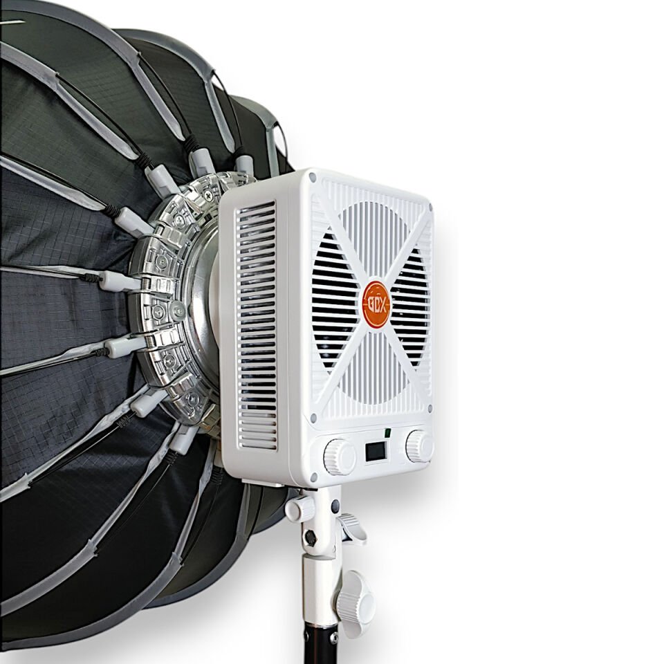 Gdx XL230W Bicolor Video Led 90cm Parabolic Softbox 260cm Işık Ayaklı İkili Sürekli Işık Seti