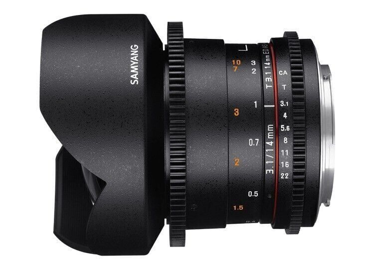 Samyang 14mm T3.1 VDSLR MK1 Cine Lens (Sony E Mount)