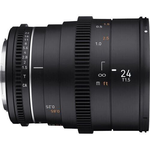 Samyang 24mm T1.5 VDSLR MK II Cine Lens (Sony E Mount)