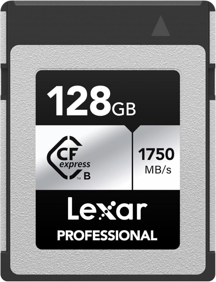 Lexar 128GB Profesyonel CFexpress Tip B | Silver (1750MB/s - 1300MB/s)