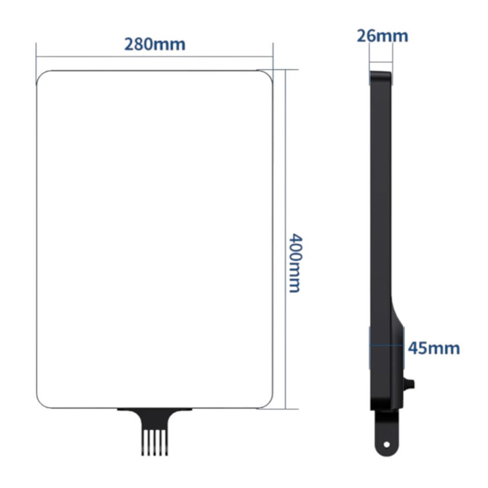 Gdx P300T BiColor Profesyonel Üçlü Youtube Yemek Videosu Makyaj Kuaför Işığı 80 Watt LED Video Panel Sürekli Işık